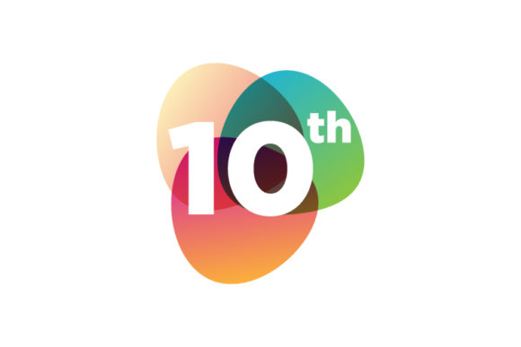 Download Number  Tenth Logo Colorful Design Vecto - Colorful Collection