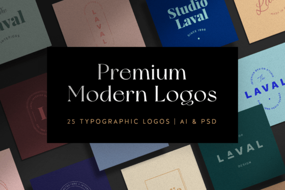 Download 25 Typographic and Modern Logos - Modern logo Collection