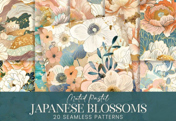 Download Japanese Blossoms Asian Floral Patterns - Flora Collection