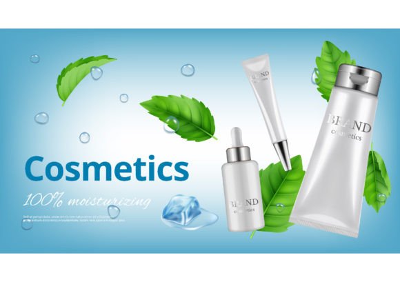 Download Realistic Cosmetics Banner - Cosmetics Collection