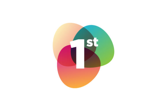 Download Number First Logo Colorful Design Vector - Colorful Collection